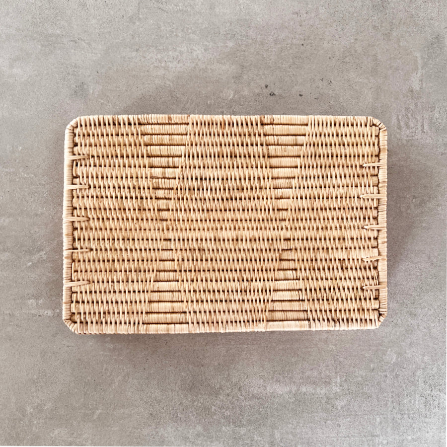 High QualityI Handwoven Rattan Trays I Natural I Kaikô