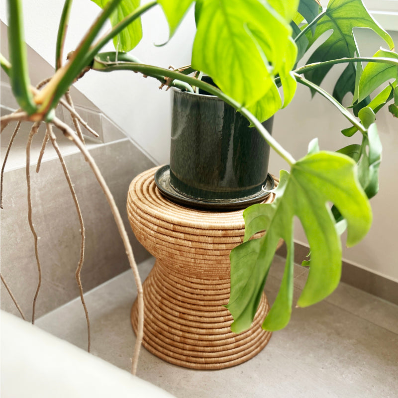 High Quality I Handwoven Natural Mini Stool I Kaikô