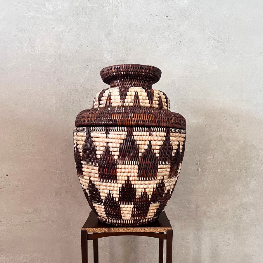 High QualityI The Khmer Art Rattan Basket I Artisan-Made
