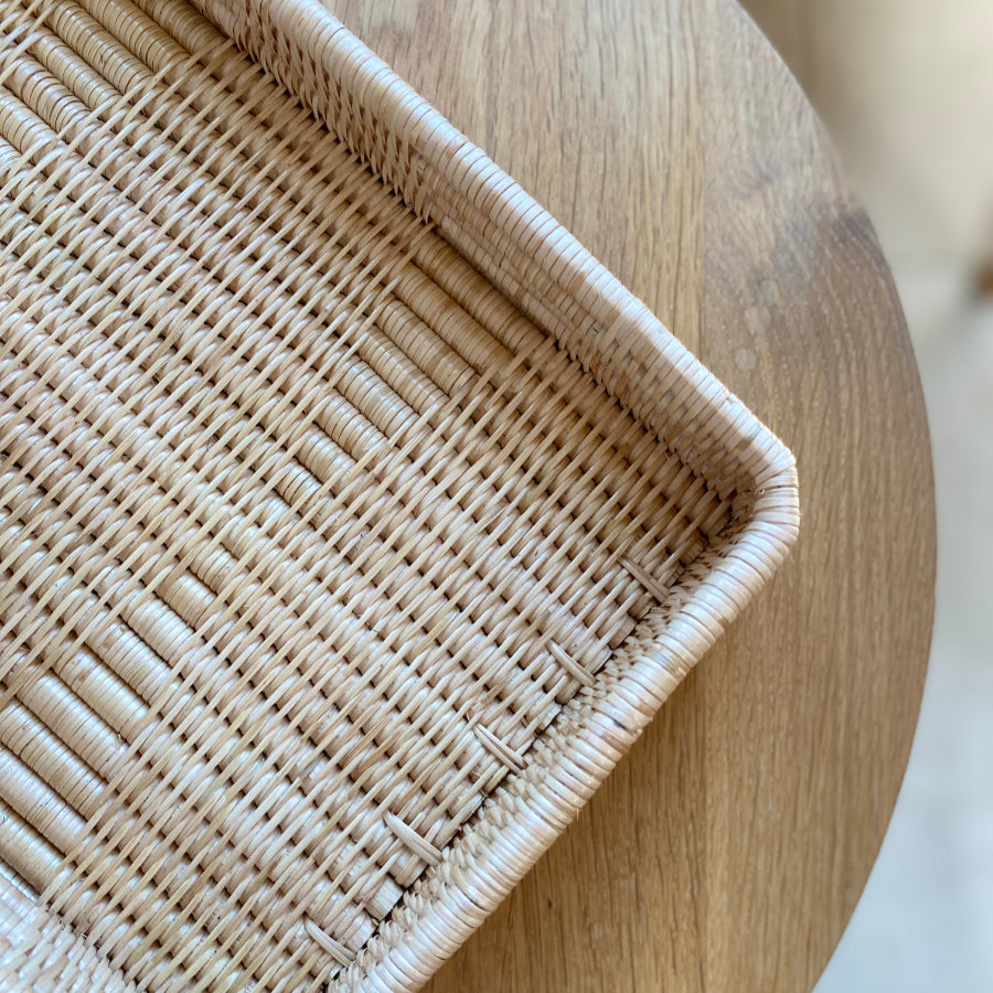 High QualityI Handwoven Rattan Trays I Natural I Kaikô
