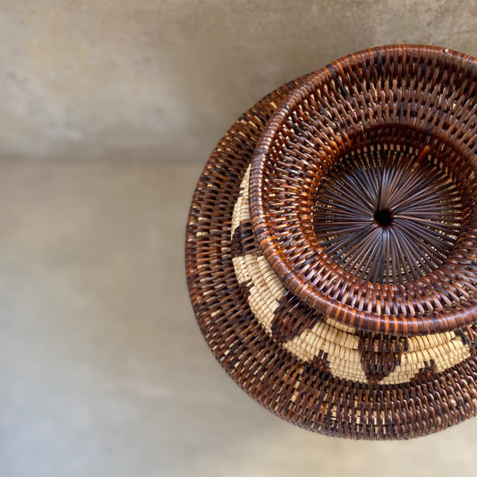High QualityI The Khmer Art Rattan Basket I Artisan-Made