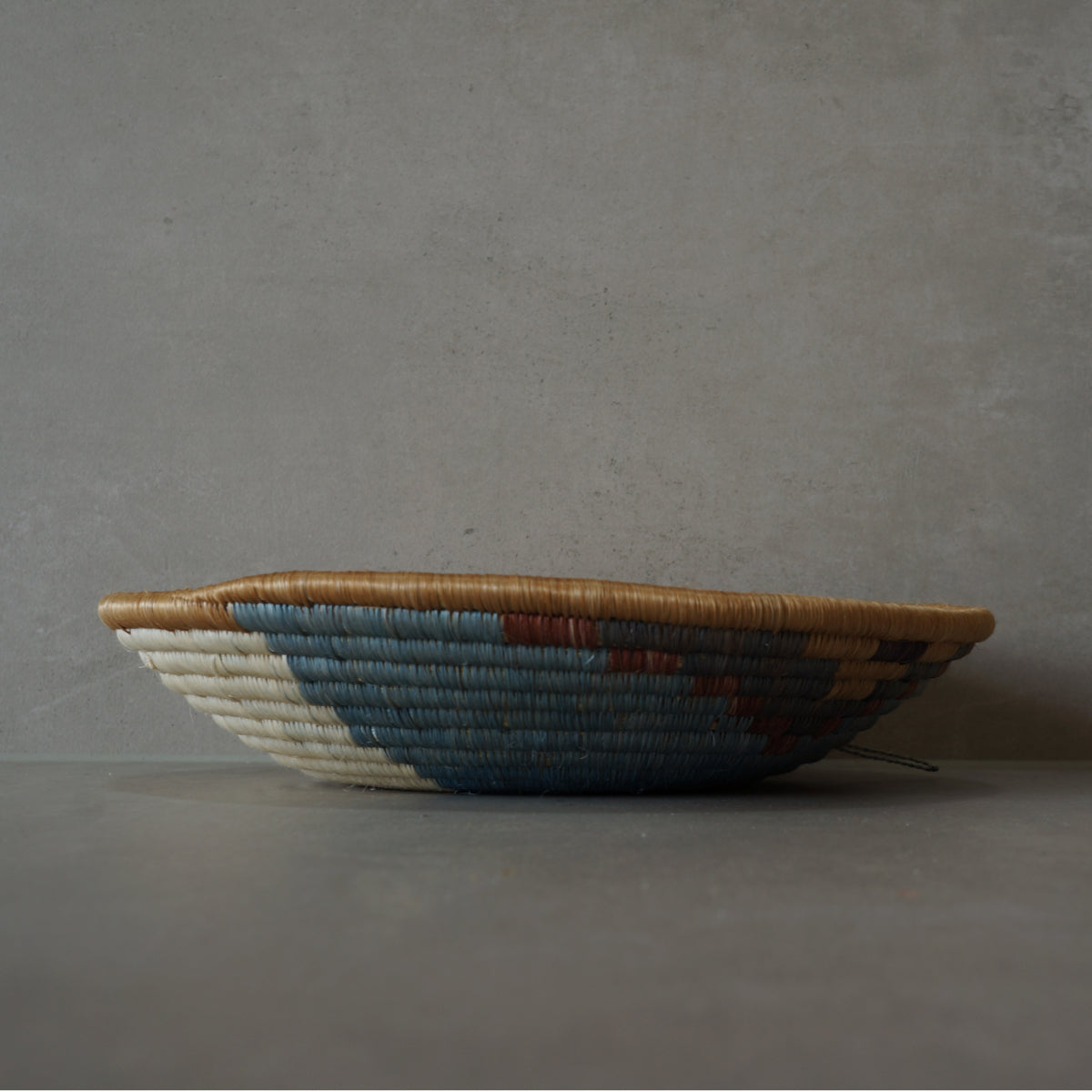 Rwandan Basketry Bowl (Ocean) | handmade Home decoration | Kaikô