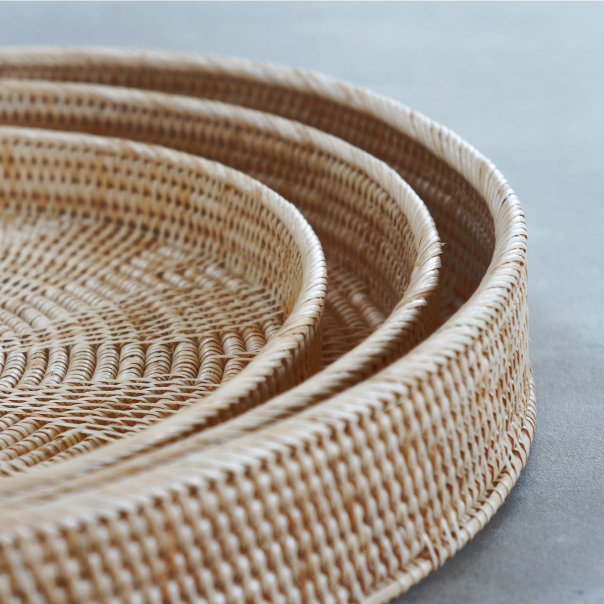 Rattan tray grapes | High quality handmade | Kaikô