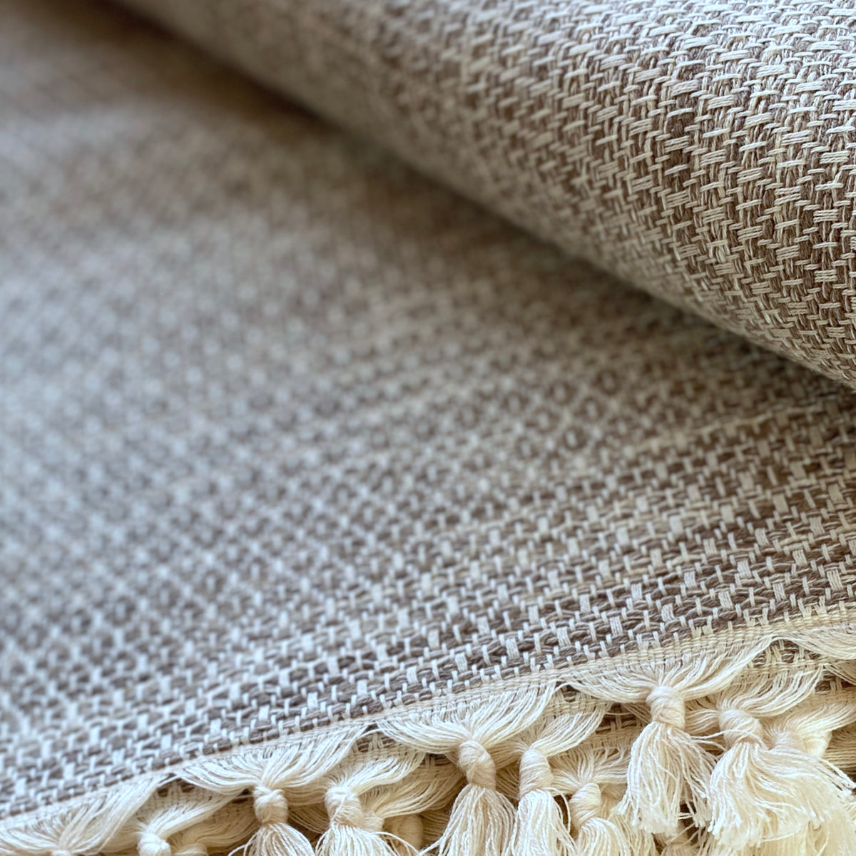 High Quality I Handwoven Natural Throw I Sustainable Artisan-made I Kaikô