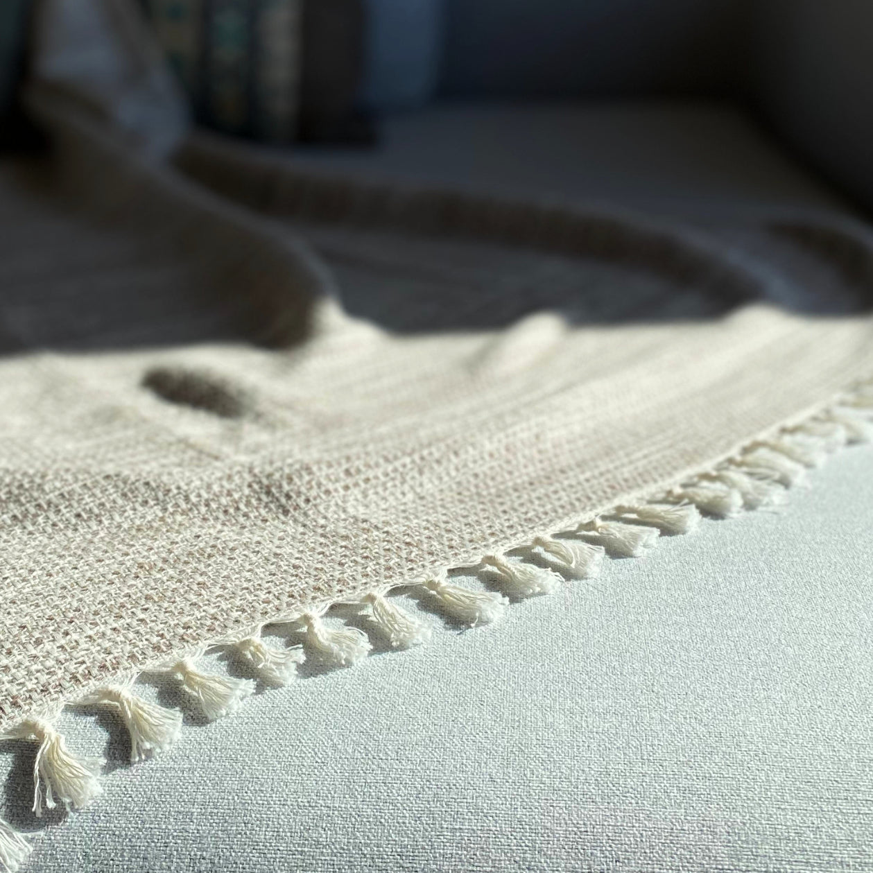 High Quality I Handwoven Natural Throw I Sustainable Artisan-made I Kaikô