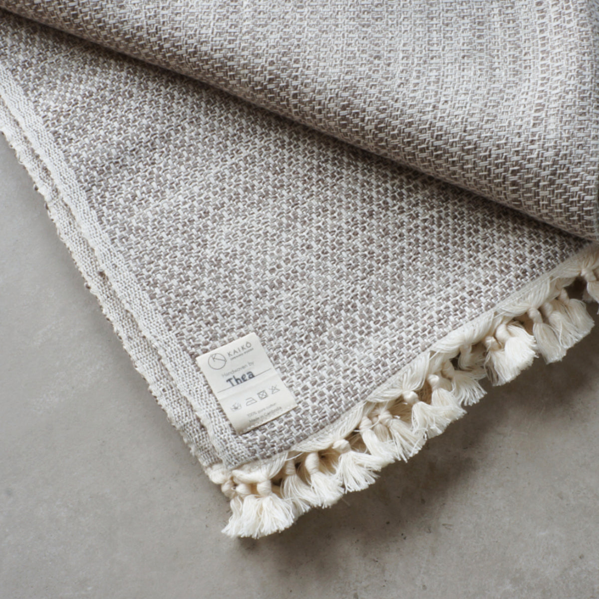 High Quality I Handwoven Natural Throw I Sustainable Artisan-made I Kaikô